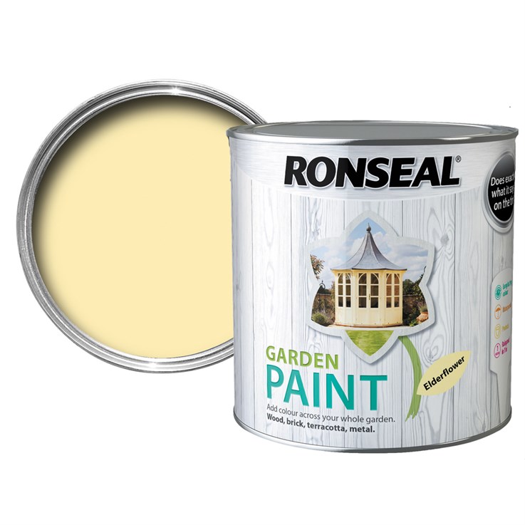 Ronseal Garden Paint Elderflower 2.5Ltr